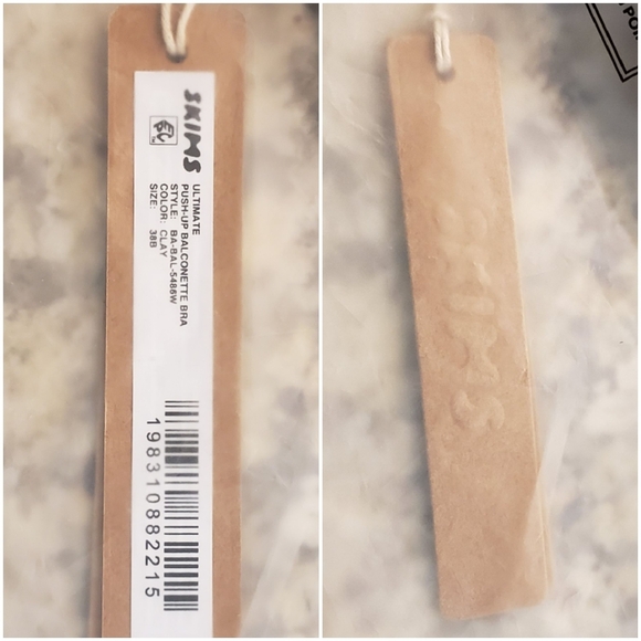 SKIMS Ultimate Push-Up Balconette Bra Color: Clay Size: 38B - Picture 4 of 4